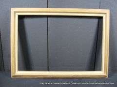 DRIFTWOOD STYLE, W/ LINEN INLAY, CARVED WOODEN FRAME 30 X 42