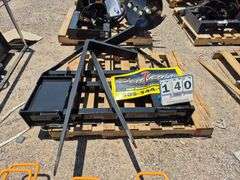 2024/2025 MOWER KING SKID STEER FORKS MODEL SA - ADJUSTABLE, QUICK ATTACH, S/N: SA25010501N-06N