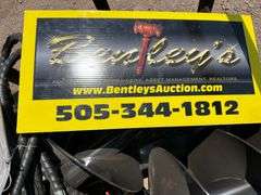 2024/2025 MOWER KING SKID STEER AUGER MODEL: SSECAG-Y WITH 3 BITS - 6", 12", 14" AUGERS,