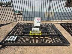 2025 KJ METAL FARM DRIVEWAY GATE - DEER MOTIF STYLE MODEL: K0720, 7' X 20'