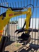 2024/2025 AGT MINI EXCAVATOR MODEL: QH12R - 420CC GAS ENGINE, S/N: QH12R240824000014 (KEY)