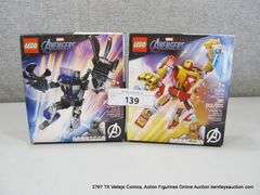 LOT: (2) LEGO MARVEL AVENGERS BLACK PANTHER & IRONMAN