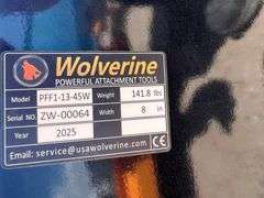 2025 WOLVERINE SKID STEER PALLET FORK FRAME MODEL: PFF1-13-45W