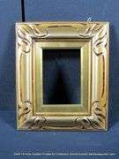 GOLD PAINTED, CARVED ORNATE WOODEN FRAME 11 X 13