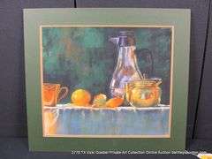 "STILL LIFE W/ TANGERINES" 24 X 27