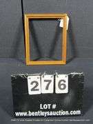 STAINED WOODEN FRAME 9 X 11