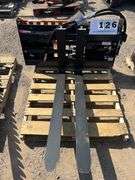 2025 WOLVERINE PALLET FORK HYDRAULIC ADJUSTABLE - FOR SKID LOADER MODEL: PFA-11-3300G,