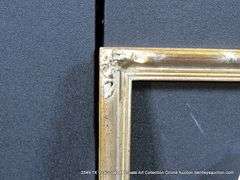 BRONZE PAINTED, CARVED ORNATE WOODEN FRAME 9 X 11