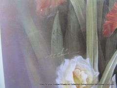 "BUTTERFLY & IRISES"