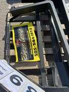 2025 MOWER KING SKID STEER FORKS MODEL: SA - ADJUSTABLE, QUICK ATTACH, S/N: SA25050106C