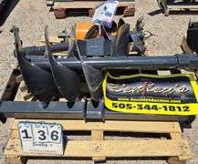 2025 WOLVERINE SKID STEER AUGER DRIVE & BIT ATTACHMENT MODEL: ADB-13-1218R,