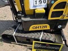 2024/2025 AGT MINI EXCAVATOR MODEL: QH12R - 420CC GAS ENGINE, S/N: QH12R240824000014 (KEY)