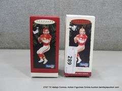 LOT: (2) HALLMARK JOE MONTANA ORNAMENTS