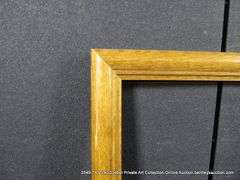 STAINED WOODE FRAME 23 X 29