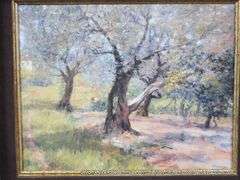 GARDEN PATH AMONG TREES 16 X 18