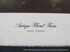 "ANTIQUE FLORAL FIESTA"