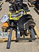 2025 WOLVERINE SKID STEER AUGER DRIVE & BIT ATTACHMENT MODEL: ADB-13-1218R,