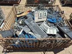 CONTENTS ONLY: WIRE IN BASKET, 355 GROSS LBS., 227 NET LBS.