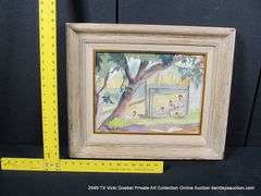 CHICKENS IN THE PEN 14 X 23