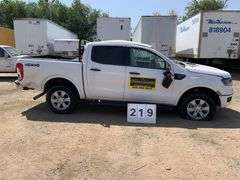 2019  FORD  RANGER  XLT  PICKUP, 4WD  47,298 MILES SHOWING