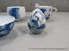 LOT: 4 ASSORTED CUPS & 1 EGG - 2 1/2"