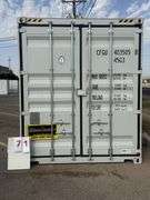 2025 4-SIDE DOOR 40' HIGH CUBE CONTAINER, CFGU 403505 8 (NO KEY OR TITLE)