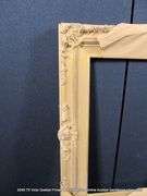 GOLD PAINTED, CARVED ORNATE WOODEN FRAME 32 X 24