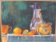 "STILL LIFE W/ TANGERINES" 24 X 27