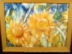 "SUNFLOWERS" 25 X 32