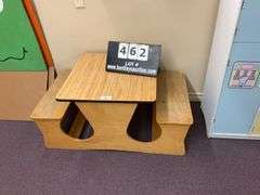 KAPLAN WOOD CHILDS PLAY PICNIC TABLE