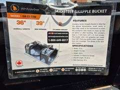 2025 WOLVERINE SKID STEER GRAPPLE BUCKET ATTACHMENT MODEL: GB-11-72W, 72"