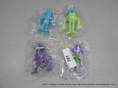 2001 KELLOGS DISNEY PIXAR MONSTERS INC FIGURES (LOT: 4)