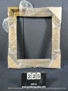 GOLD PAINTED, CARVED ORNATE WOODEN FRAME - (WRAPPED IN BUBBLE WRAP) 28 X 32