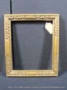 BRONZE PAINTED, CARVED WOODEN FRAME 13 X 15