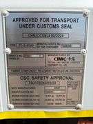 2025 4-SIDE DOOR 40' HIGH CUBE CONTAINER, CFGU 403513 0 (NO KEY OR TITLE)
