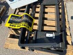 2025 MOWER KING SKID STEER FORKS MODEL: SA - ADJUSTABLE, QUICK ATTACH, S/N: SA25050104C
