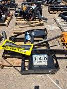 2024/2025 MOWER KING SKID STEER FORKS MODEL SA - ADJUSTABLE, QUICK ATTACH, S/N: SA25010501N-06N
