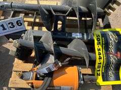 2025 WOLVERINE SKID STEER AUGER DRIVE & BIT ATTACHMENT MODEL: ADB-13-1218R,