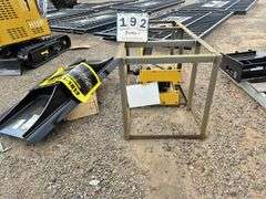 2024/2025 AGT SKID STEER BREAKER MODEL: SSHH680, S/N: SSHH68025010501N