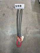 2024/2025 7' DOUBLE LEGS LIFTING CHAIN SLING 5/16" 7' MODEL: LHR-G80, S/N: ZWD202502061-79