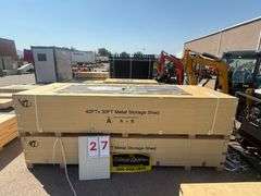 2025 KJ METAL STORAGE SHED MODEL: K4230T, 42' X 30'