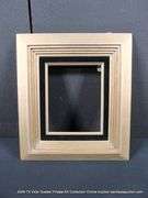 DARK STAINED , CARVED WOODEN FRAME 16 X 18