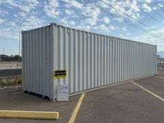 2025 4-SIDE DOOR 40' HIGH CUBE CONTAINER, CFGU 403505 8 (NO KEY OR TITLE)