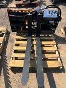 2025 WOLVERINE PALLET FORK HYDRAULIC ADJUSTABLE - FOR SKID LOADER MODEL: PFA-11-3300G,