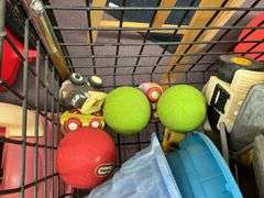 OUTDOOR LITTLE TIKES BALLS, TONKA TOYS, POLY BUCKETS