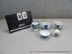 LOT: 4 ASSORTED CUPS & 1 EGG - 2 1/2"