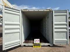 2025 4-SIDE DOOR 40' HIGH CUBE CONTAINER, CFGU 403513 0 (NO KEY OR TITLE)