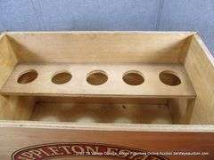 SALESMAN SAMPLE APPLE ESTAE JAMAICA RUM WOODEN TRUCK