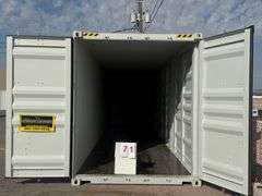 2025 4-SIDE DOOR 40' HIGH CUBE CONTAINER, CFGU 403505 8 (NO KEY OR TITLE)