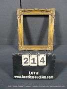 GOLD PAINTED, CARVED ORNATE WOODEN FRAME 13 X 15